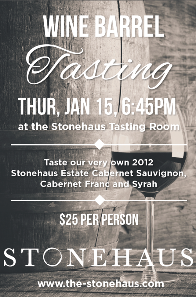 Wine Barrel Tasting 1.15.2015