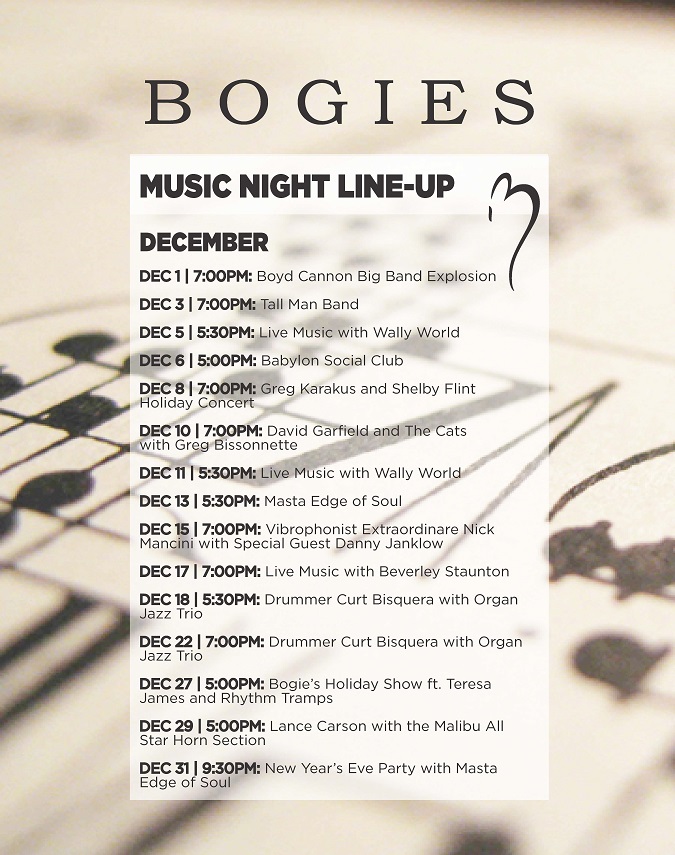 December Music Poster 2015